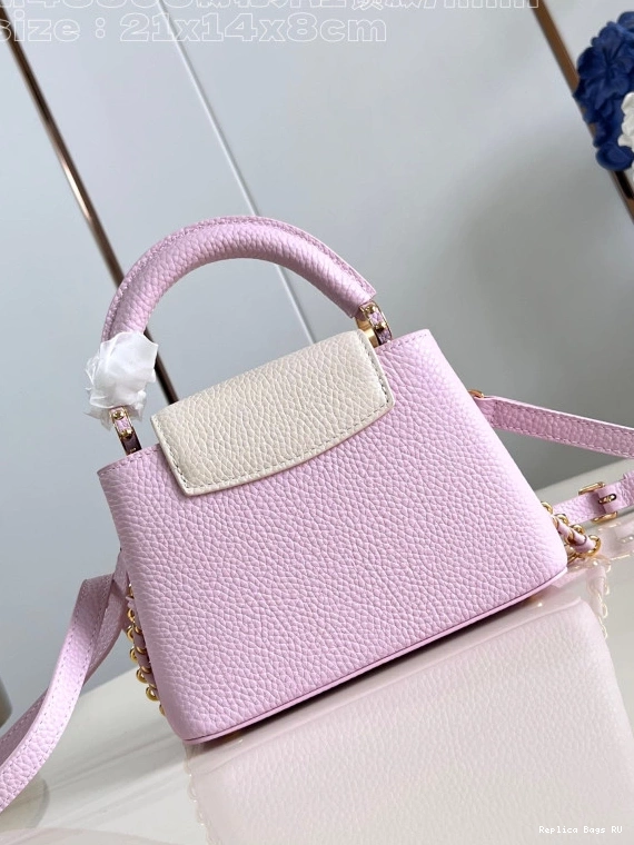 Affordable CAPUCINES LOUIS MINI-21*14*8CM VUITTON 0712